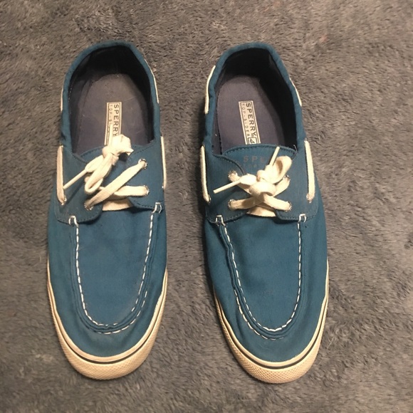 Teal Sperry Topsiders - Picture 2 of 2